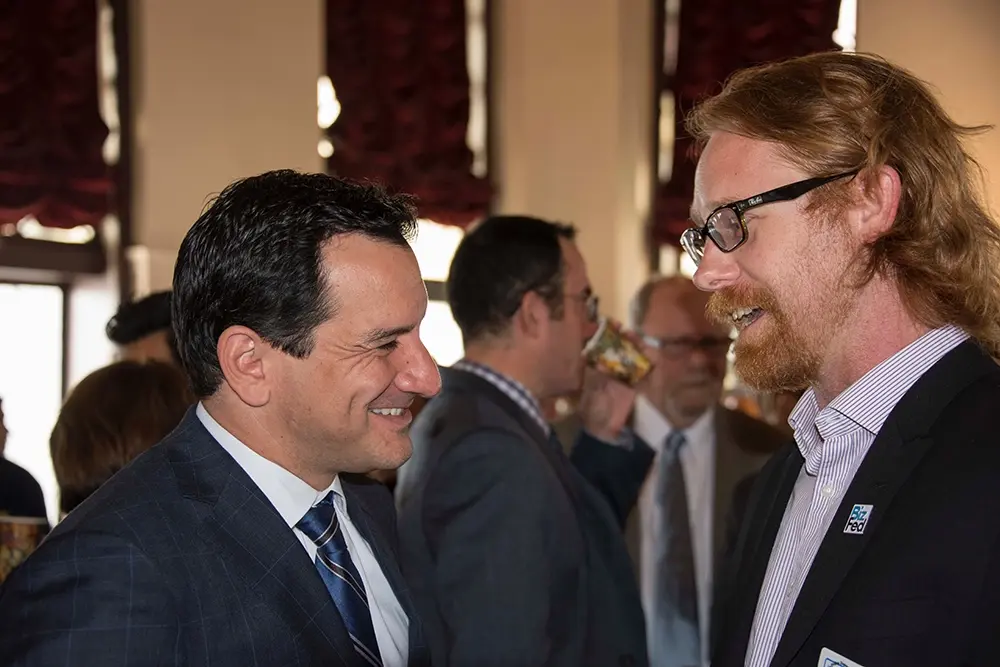 Dustan Batton and Anthony Rendon, Speaker of the Assembly